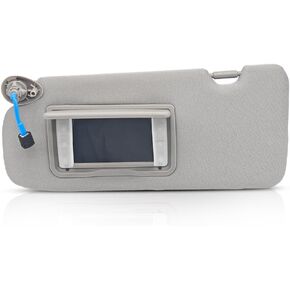 Driver Side Interior Sun Visor Compatible with Honda CR-V EX EX-L 2017 2018 2019 Left Sunvisor Assembly Gray Replace 83280-TLA-A12ZB