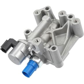 Engine Variable Valve Timing VVT Solenoid with Sensor Gasket for Honda Accord Civic CRV Crosstour for Acura ILX TSX VTEC Solenoid Sensor Spool Valve 15811-R40-A01 Durable Material Replacement