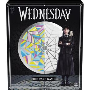 Spin Master Games, Wednesday Card Game, Premium Foil Cards from The Hit TV Series Wednesday, Family Game Night, Card Games for Ages 10+