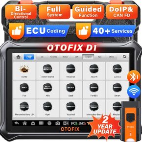 OTOFIX D1 Automotive Diagnostic Tool[ 2-Year Free Update],2024 Bi-Directional Scan Tool,ECU Coding,40+ Resets,FCA AutoAuth, All Systems Diagnosis,CAN FD & DoIP,Upgraded of D1 Lite