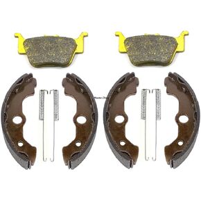 Front Rear Brake Pads Shoes for Honda Rincon 650 TRX650FA 4x4 2003 2004 2005 - TRX650FGA 4x4 GPScape 2004 2005 Brakes Drum Pad 347 FA373 MC0248
