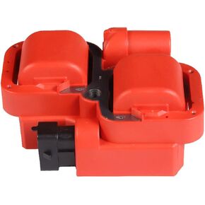 ENA Set of 1 Red Ignition Coil Compatible with Polaris Sea-Doo Ski-Doo Can-Am Commander RZR 170 570 800 900 1000 XP EFI S S4 Scrambler Replacement for 2876049 4010425 278001546 270600002 420266070