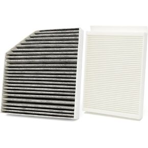 YUXIVCNE 2058350147 & 1668300218 Cabin Air Filter Replacement for Mercedes C300 GLC300 GLC350e GLC43 GLC63 2015-2023, for C43/C63/GLC43/GLC63/E43/E53/E63 AMG 2018-2023, for E350 E450 2019-2023