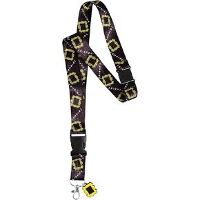 FRIENDS Frame Lanyard for Keys, Breakaway Neck Lanyard with Lobster Clip and PVC Frame Charm, Officially Licensed