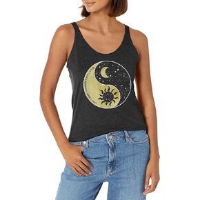 Fifth Sun Celestial Yin Yang Women's Fast Fashion Racerback Tank Top