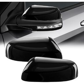 ACLONG Side Mirror Cover Caps Glossy Black Rearview Mirror Covers Fit for Ford Explorer 2016 2017 2018 2019-2 PCS