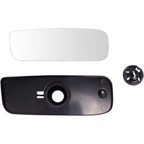 TRQ Side View Door Mirror Lower Convex Glass RH for Nissan NV Van Non-Tow
