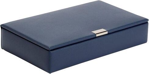 WOLF Heritage Cufflink Box - Faux Leather, Ultra-Suede Lining, Magnetic Closure in Kuwait