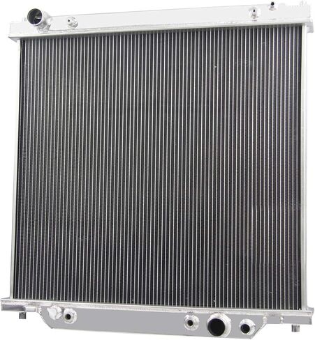 3 Row All Aluminum Radiator Compatible with 1999-2005 Ford F-250 F-350 Super Duty Excursion F-450 with 6.8L 7.3L Powerstroke Engine in Saudi Arabia
