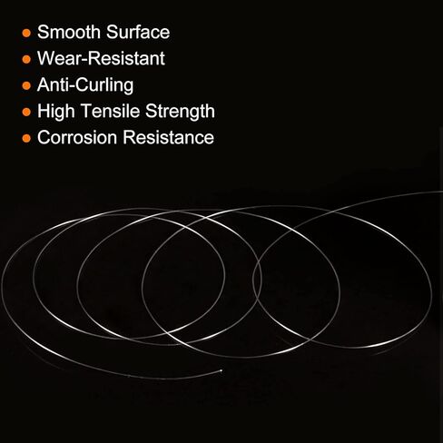 PATIKIL 547Yard/1640FT Nylon Fishing Line, 3Lb Monofilament String Wire Fluorocarbon Coated for DIY Craft Hanging Decoration, Sky Blue in Kuwait