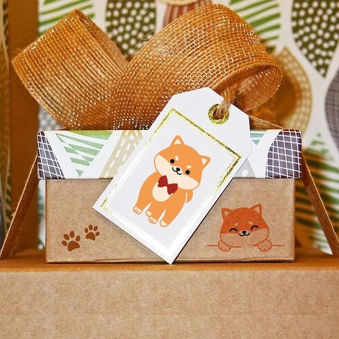 GLOBLELAND Dogs Clear Stamps for DIY Scrapbooking Shiba Inu Silicone Clear Stamp Seals Transparent Stamps for Cards Making Photo Album Journal Home Decoration in Saudi Arabia
