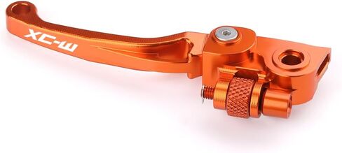 Motorcycle Pivot Brake Clutch Levers Compatible with K.T.M 150 250 300 XC-W TPI 2014-2023 | 450 500 XCW 2014-2016 | Front Handles Levers 150/250/300 XCW-TPI Accessories (Orange) in Saudi Arabia