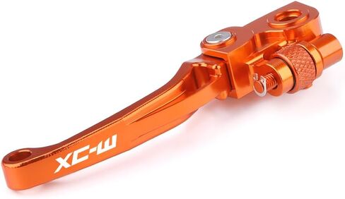 Motorcycle Pivot Brake Clutch Levers Compatible with K.T.M 150 250 300 XC-W TPI 2014-2023 | 450 500 XCW 2014-2016 | Front Handles Levers 150/250/300 XCW-TPI Accessories (Orange) in Saudi Arabia