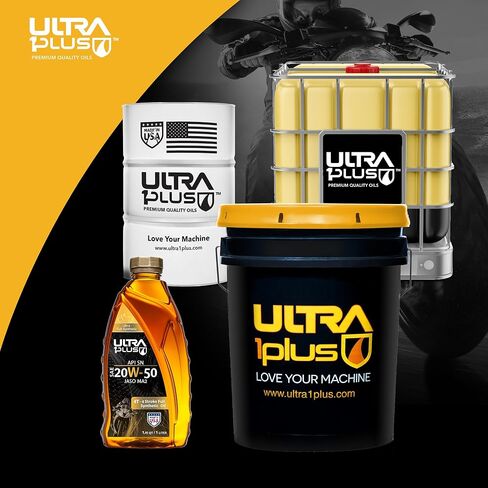 زيت محرك Ultra1Plus SAE 20W-50 اصطناعي بالكامل 4T، API SN، JASO MA2 (6) in Kuwait