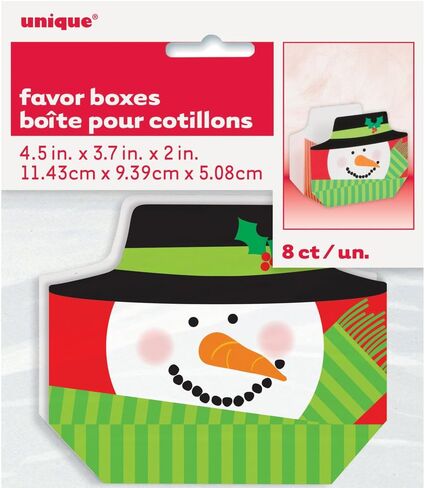 Unique Frosty Fun Snowman Honeycomb Decorations - 7" (4 Count) - Multicolor, Perfect for Holiday Season Festivities in Saudi Arabia