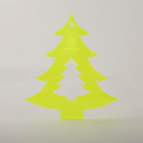 Acrylic Quilting & Craft Template, Set of 9 Holiday Themed Shapes | Essential Patchwork Quilt Supplies for Cutting Patterns, Sewing, and DIY Blanket Making Projects in Saudi Arabia