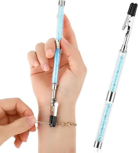 Bracelet Helper Tool, Aid Equipment Buddy Assistant Alligator Clips Bracelet Helper to Put on Yourself for Fastening and Hooking Jewelry Necklace Watch Band Clasp(Blue) in Saudi Arabia