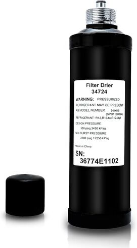 مجفف فلتر إعادة تدوير مكيف الهواء 34724، فلتر دوار، متوافق مع آلة حقن استرداد المبردات Robinair لـ 34700 34788 34700-2K 34700Z 17700-2K 34234 34134A 342000 34134-2K in Kuwait