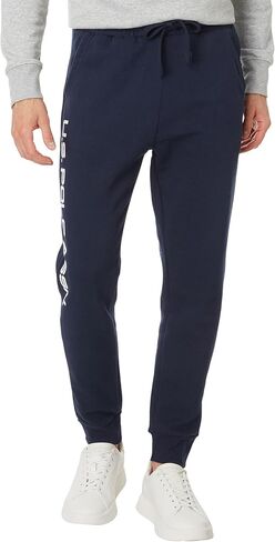 U.S. Polo Assn. Men's Graphic Print Fleece Knit Jogger Pants in Saudi Arabia