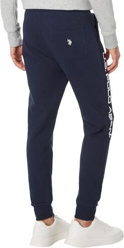 U.S. Polo Assn. Men's Graphic Print Fleece Knit Jogger Pants in Saudi Arabia