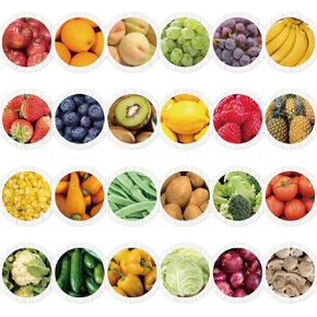 Vegetables and Fruits Bulletin Board Borders Fall Straight Border Trim for Classroom Decoration Bulletin Board Whiteboard