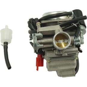 Glixal ATMT1-0741 GY6 125cc 150cc 26mm Bore Carburetor Carbs with Electric Choke for 157QMJ 152QMI Engine Scooter ATV Go-Kart Moped