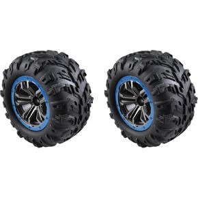Hosim X08 X07 RC Car Tires XLF-12-B Accessory Spare Parts for 1:10 X08 X07 RC Car (Blue)