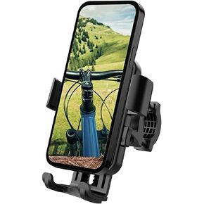 Bike Phone Holder,Anti-Shake Motorcycle Handlebar Phone Mount,Cell Phone Holder for Bike Bicycle Motorcycle Compatible with Phone 4-7inch (Without Pole)