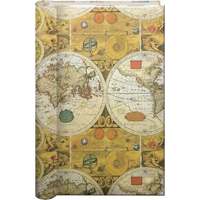 Pioneer Photo Albums 4"x6", 3-up, 300 Photo Bi-directional Memo Pocket Album - Ancient World Map