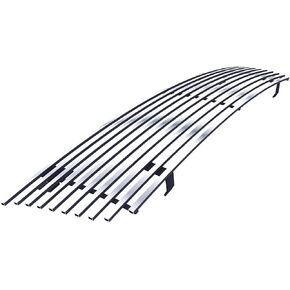 HD Ridez Compatible with Ford Ranger 1993-1997 Main Upper Stainless Steel Chrome Polished 8x6 Horizontal Billet Grille Insert HDR-GRFC4986S