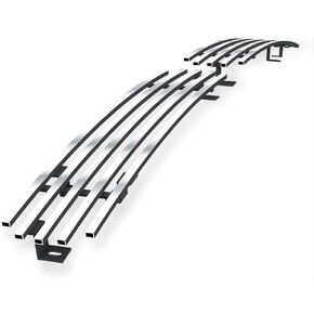 HD Ridez Compatible with Nissan Hardbody Pickup 1995-1997 Lower Bumper Stainless Steel Chrome Polished 8x6 Horizontal Billet Grille Insert HDR-GRNC4882S
