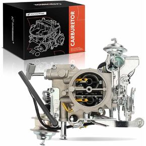 A-Premium 2 Barrel Carburetor Compatible with Toyota Corolla 1985-1992, Tercel 1994-2000, Starlet 1985-1989, 1.5L 1.6L 1.8L, Replace# 2110011492, Mechanical Choke