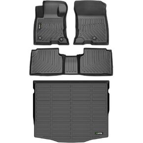 مجموعة سجادات الأرضية وبطانة الحمولة من HAFIDI® مناسبة لـ 2020-2024 2025 Ford Escape Hybrid لجميع الأحوال الجوية حماية TPE مضادة للانزلاق مجموعة كاملة من بطانات أرضية السيارة ملحقات مخصصة - أسود in Saudi Arabia