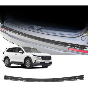 واقي المصد الخلفي الخارجي متوافق مع ملحقات Honda CRV 2023 2024 2025 من مادة ABS واقي المصد الخلفي وواقي عتبة صندوق السيارة (أسود) in Kuwait