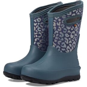 BOGS Unisex-Child Neo Classic Metallic Leopard (Toddler/Little Big Kid) Rain Boot
