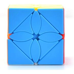 CuberSpeed MFJS MeiLong Maple Leaf Skewb stickerless Speed Cube Cubing Classroom Maple Leaves Skewb Magic Cube Stickerless