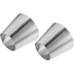 ACROPIX Car Mandrel Exhaust Bend Elbow Pipe 304 Stainless Steel Concentric Reducer 2" OD to 3" OD 2pcs Car Parts