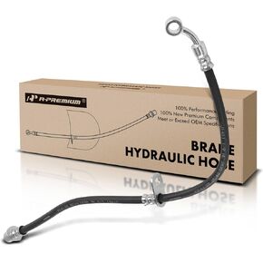 A-Premium Front Passenger Brake Hydraulic Hose Compatible with Select Honda Models - Civic 2002 2003 2004 2005 - Replace# 01464S5TA00