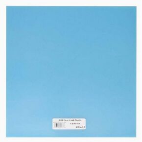 Grafix Ultra Clear .020 Plastic, Durable and Archival Film, Perfect for DIY Crafts, Stencils, Journals, Cards, 3D Embellishments, and More, 12" x 12", 25 Pack