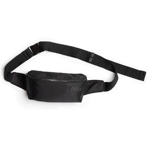 Brookstone Fanny Pack - Multi Functional Adjustable Hip Pouch Storage Bag - Lightweight Travel Waistpack for Men and Women, Black