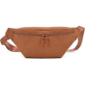 Large Crescent Cross Body Bag for Women and Men Pack Waist Pack for Running Crossbody Bags Adjustable Strap Black