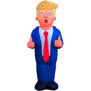 Donald Trump Inflatable for Yard Tube Man with Built-in Blower - 8ft for Adults Political Full Body Outfit, Weather Resistant, Perfect for Halloween, Holidays, Parties, and Events