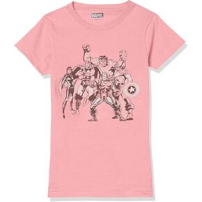 Marvel Girl's Retro Group T-Shirt