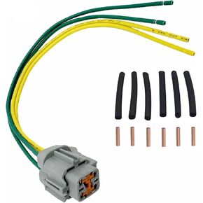 Radiator Cooling Fan Harness Side Connector Plug Compatible with 2009-2020 Nissan Murano 3.5L 2000-2018 Nissan Sentra SV SR SL 1.8L 2.0L