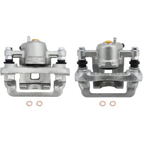 MAYASAF 19B3100A+19B3101A Rear Disc Brake Caliper Left+Right Caliper w/o Pads Fit for 2006-2009 Hyundai Azera, 2006-2008 Hyundai Sonata