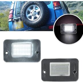 2pcs For L.and R.over Discovery 1994-2004 1 2 Pair LED License Plate Lamp High Power White Color Tail Light Bulbs