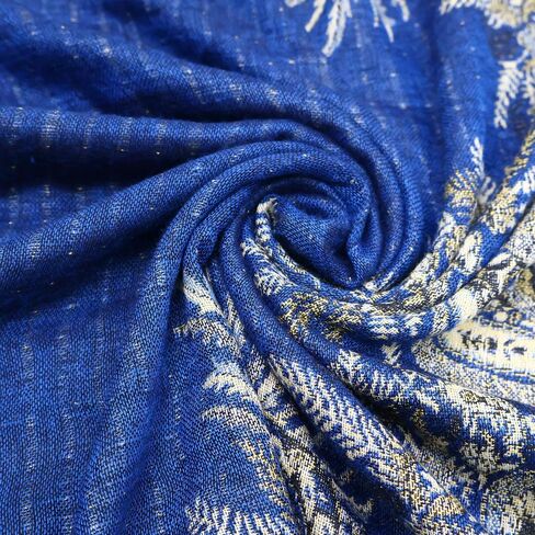 Pashmina Scarf Shawl Bohemian Women Wedding Wrap Stole with Fringes Single Jacquard in Saudi Arabia