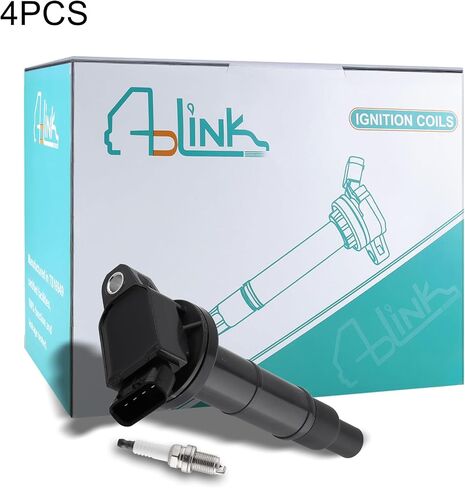 4PCS UF333 Ignition Coil Pack 2.4L L4 For Toyota Camry Corolla Highlander Matrix Rav4 Solara Lexus HS250h Scion TC XB Pontiac Vibe UF-333 IC463 IC465 IC574 in Kuwait