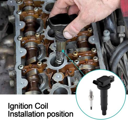 4PCS UF333 Ignition Coil Pack 2.4L L4 For Toyota Camry Corolla Highlander Matrix Rav4 Solara Lexus HS250h Scion TC XB Pontiac Vibe UF-333 IC463 IC465 IC574 in Kuwait