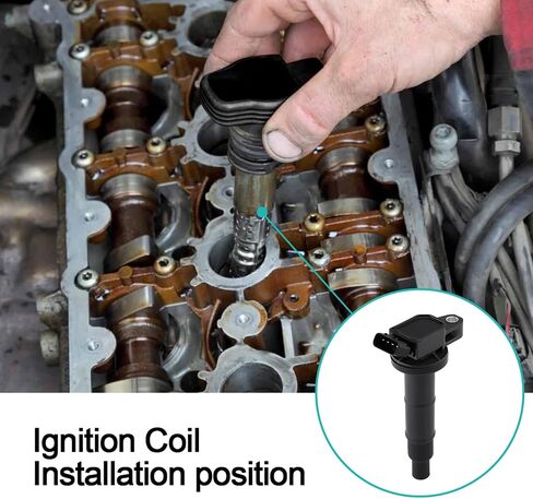 4PCS UF333 Ignition Coil Pack 2.4L L4 For Toyota Camry Corolla Highlander Matrix Rav4 Solara Lexus HS250h Scion TC XB Pontiac Vibe UF-333 IC463 IC465 IC574 in Kuwait